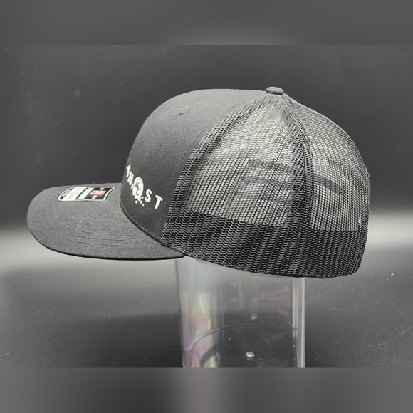 New Richardson Style -112 Black Adjustable Snapback Ghost Cap - Picture 2 of 13